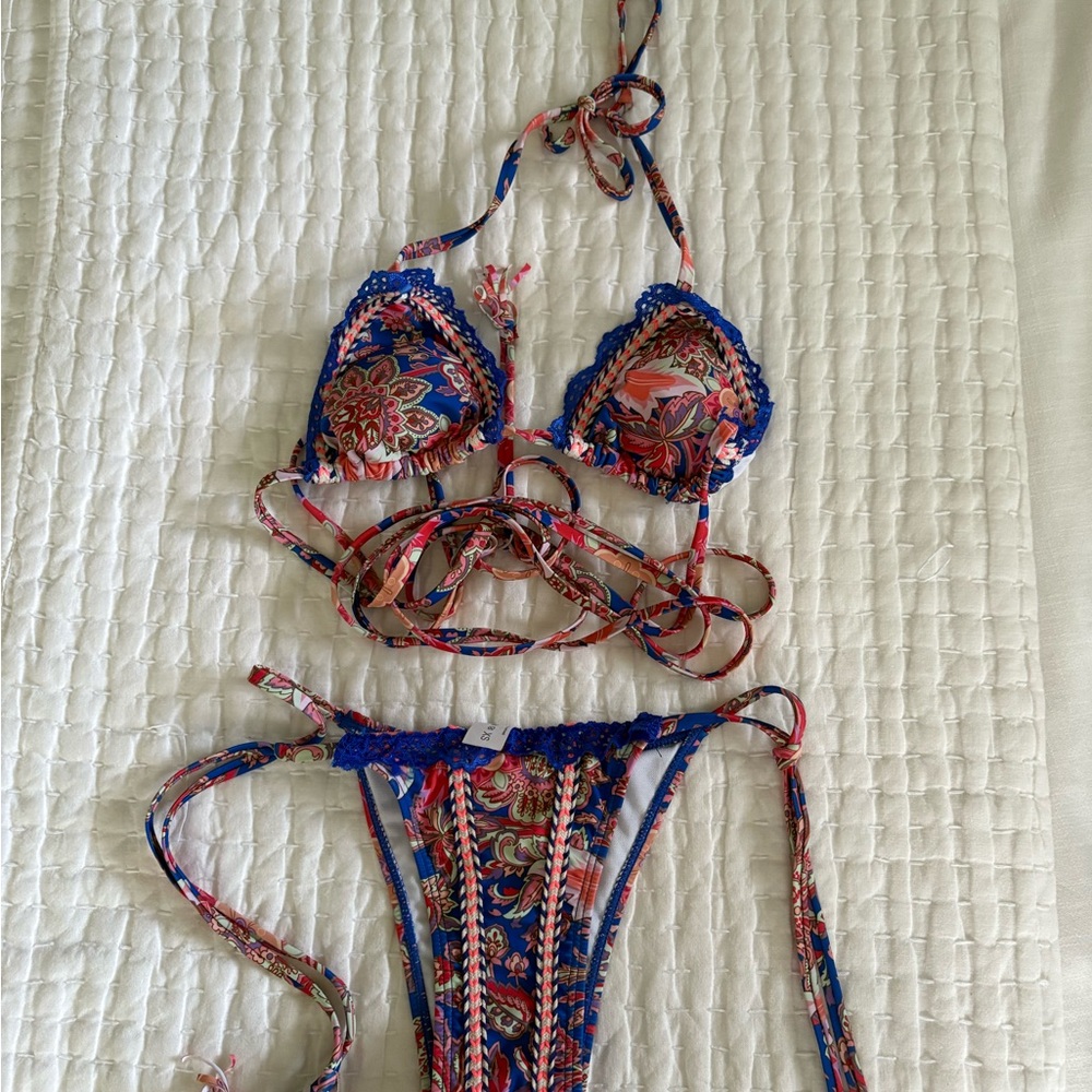 Floral Multicolor Bikini Set